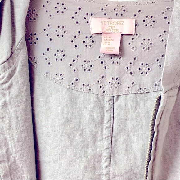 St Tropez Lightweight Linen Jacket - Picture 4 of 10